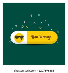 Emoji icon design vector