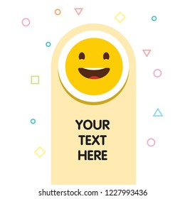 Emoji icon design vector