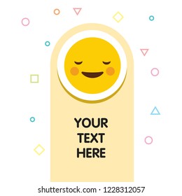 Emoji icon design vector