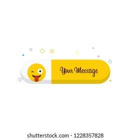 Emoji icon design vector