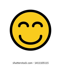 Emoji icon, emoticon vector illustration for web design and mobile app