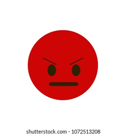 Emoji icon isolated on white background. Trendy emoji icon in flat style. Template for app, ui and logo. Vector illustration, EPS 10