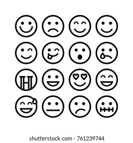 emoji icon line style