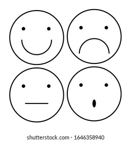 Emoji-Symbol auf weißem Hintergrund