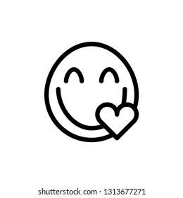 Emoji icon. Party sign