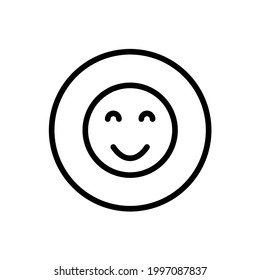Emoji icon with rounded style