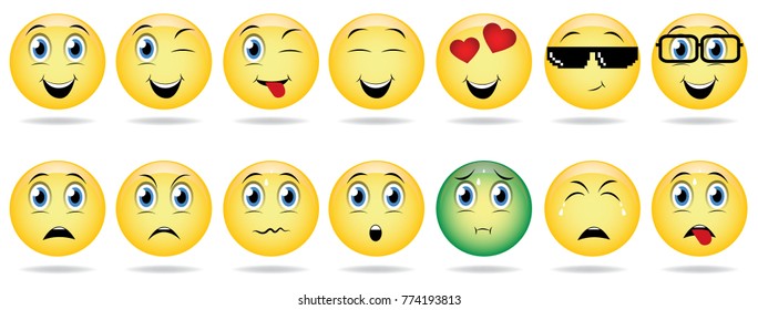 Emoji icon set