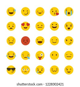 Emoji icon set design vector