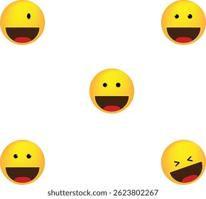 Emoji Icon Set Vector Design
