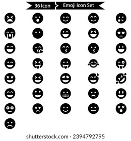 Emoji Icon Set, Vector graphics