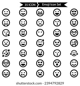 Emoji Icon Set, Vector graphics