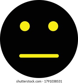 Emoji Symbol einfache Design einzelne Vektorgrafik.