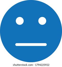 Emoji icon simple design isolated vector.
