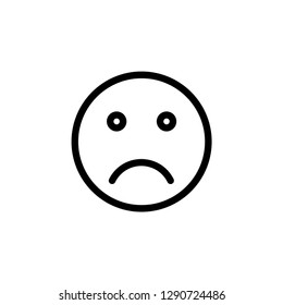 Emoji icon. Social media sign