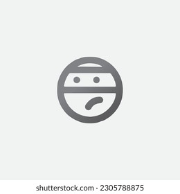Emoji Icon Vector Editable Shape