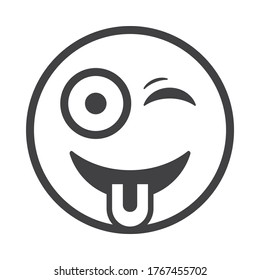 Diseño gráfico vectorial del icono Emoji