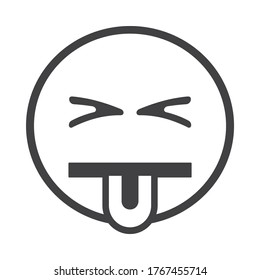 Diseño gráfico vectorial del icono Emoji