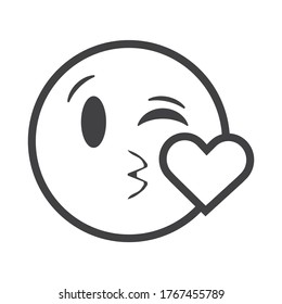 Emoji Icon vector graphic Design