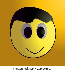 Emoji icon with vector illustration