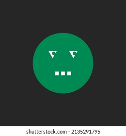 Emoji icon vector illustration. Emotion conceptual  element symbol vector design