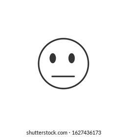 emoji Icon vector sign isolated for graphic and web design. emoticons symbol template color editable on white background.