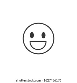 emoji Icon vector sign isolated for graphic and web design. emoticons symbol template color editable on white background.