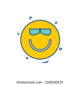 Emoji icons design vector 