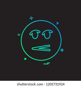 Emoji icons design vector 