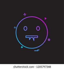 Emoji icons design vector 