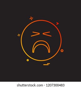 Emoji icons design vector 
