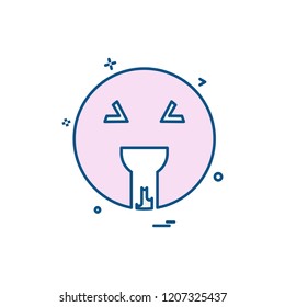 Emoji icons design vector 