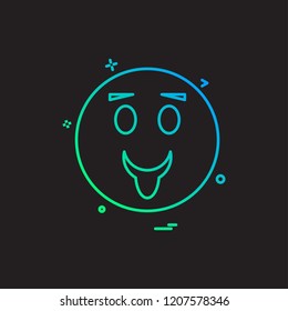 Emoji icons design vector 