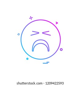 Emoji icons design vector 