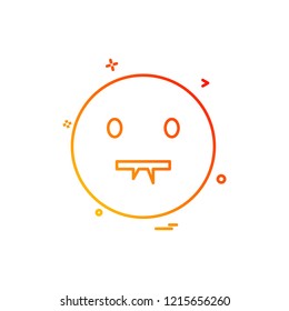 Emoji icons design vector 