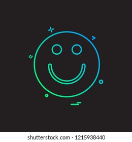 Diseño vectorial de iconos de Emoji 