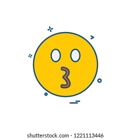 Emoji icons design vector 