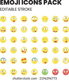 Emoji Icons Pack - 42 emoticons
