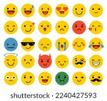 Emoji icons set for Social networks, etc.