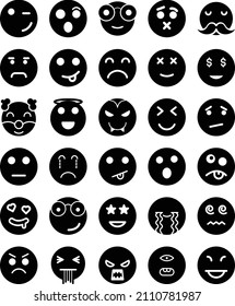 Emoji Isolated Vector icon which can easily modify or edit

