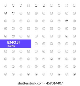 Emoji Large icon collection