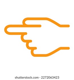 Emoji Left Pointing Backhand Index Isolated Vector Illustration On White Background. Icon Emoticon