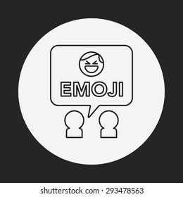 emoji line icon
