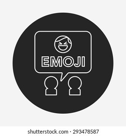 emoji line icon