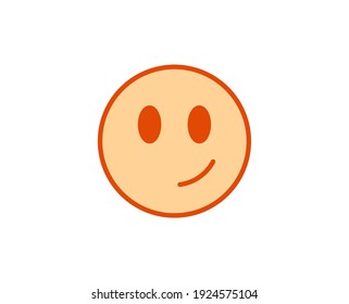 Emoji line icon. High quality outline symbol for web design or mobile app. Thin line sign for design logo. Color outline pictogram on white background