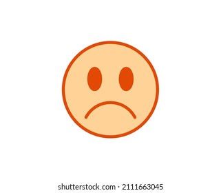 Emoji line icon. High quality outline symbol for web design or mobile app. Thin line sign for design logo. Color outline pictogram on white background