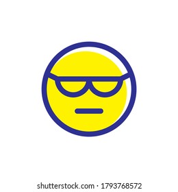 emoji line icon vector eps