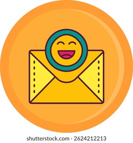 Emoji Linie Vektor Icon Design