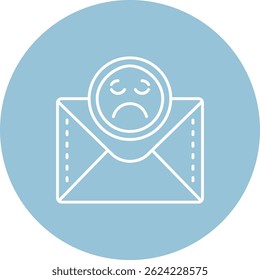 Diseño de icono de Vector de línea Emoji