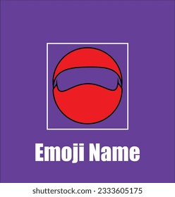 Emoji ninja und Rot 
