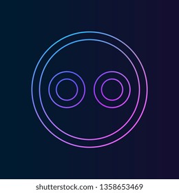 emoji nolan icon. Simple thin line, outline vector of web, minimalistic icons for UI and UX, website or mobile application